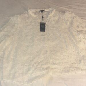 Adrianna Papell Sequin-Detail 3 D flowers Women's Top